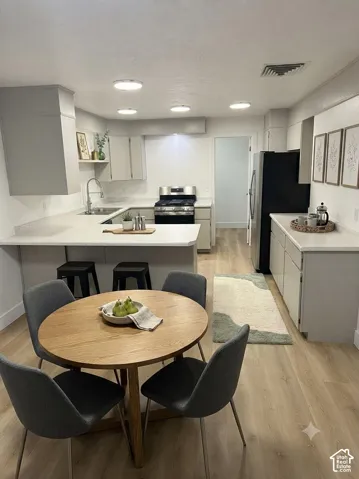 Virtually Staged - Kitchen/Dining