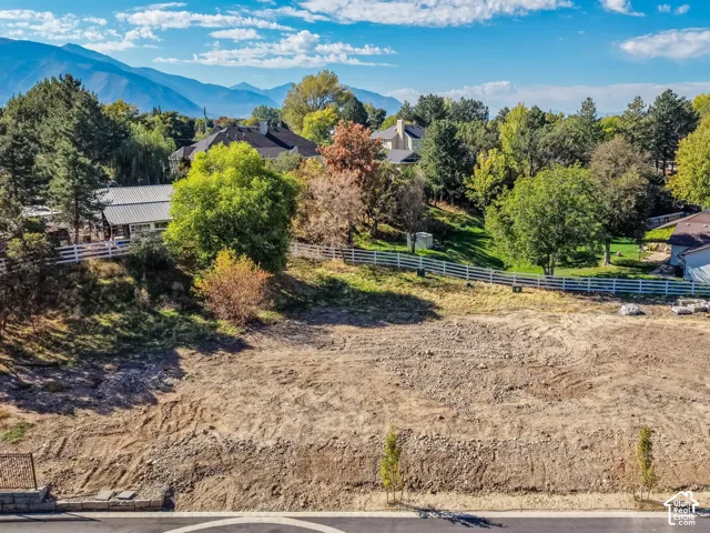 Expansive building lot with a cleared, level pad