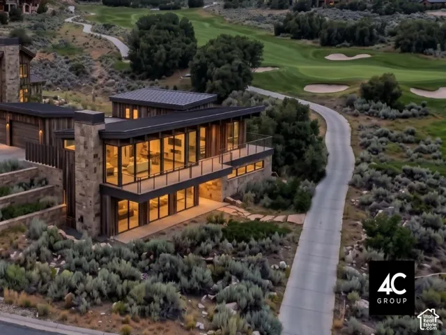 Conceptual mock-up by 4C Group. Some visuals may be AI-enhanced. Mock-up and lot-line overlays are illustrative only and are not a survey or approved building plans. Verify property boundaries, buildability, and amenity or club access independently.