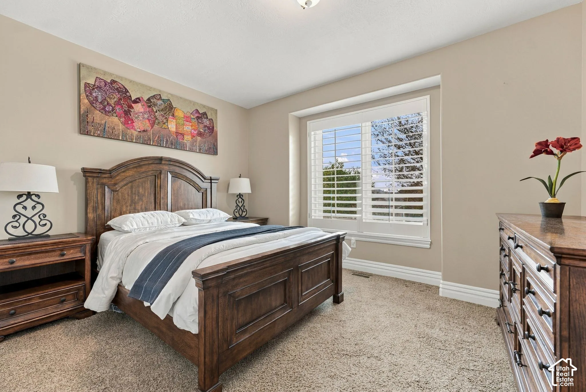 Second Bedroom on Main is Spacious with Large Window and Views