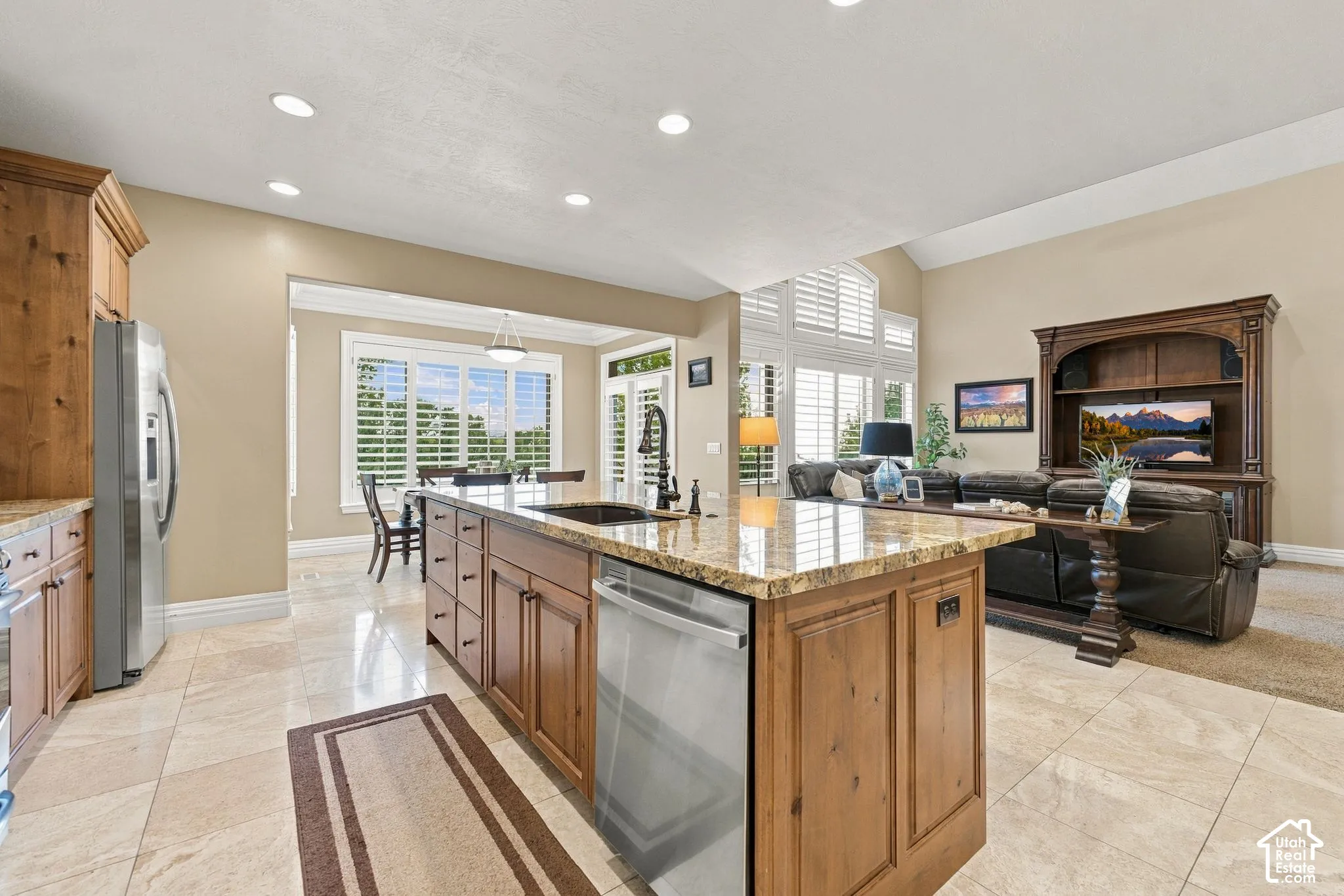 The Cooks can see the TV and be part of the Conversation and ALL the FUN!