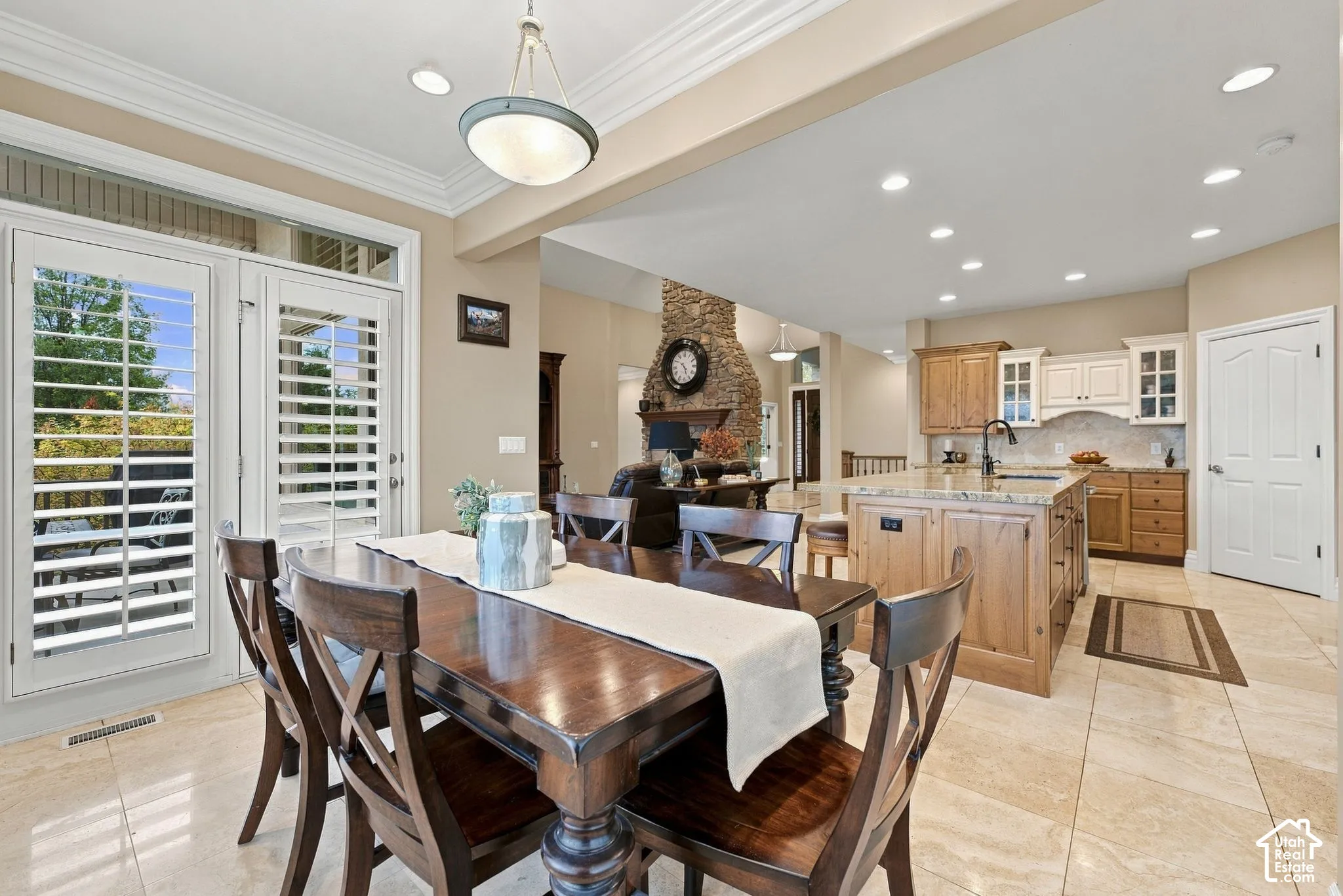 Great Room is very Spacious with Lots of Room for Family and Entertaining!