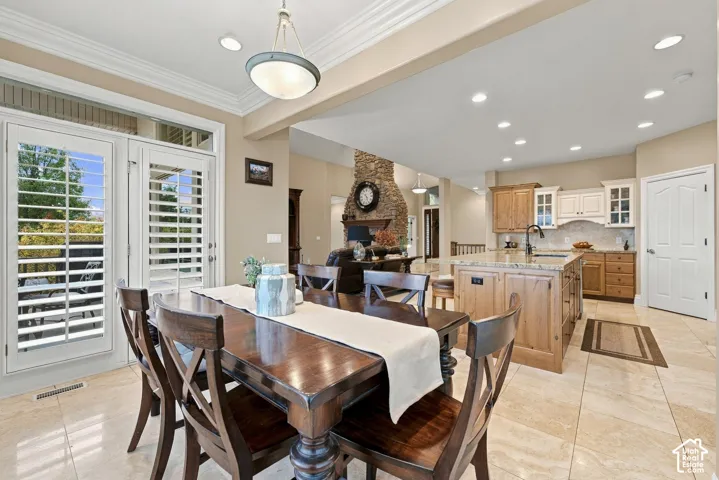 Great Room is very Spacious with Lots of Room for Family and Entertaining!
