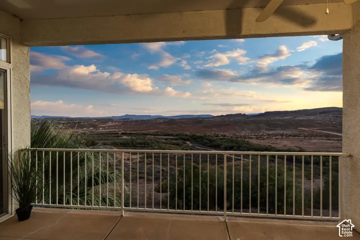 Deck: Big sky and the ridges of Moe