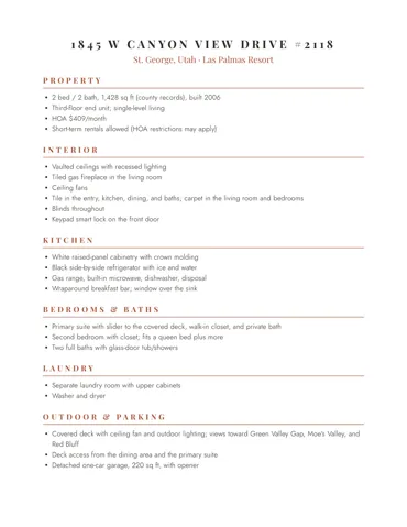 Property Features, Page 1 of 2