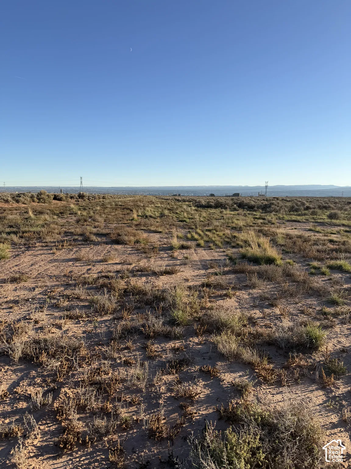 Expansive desert parcel featuring native shrubbery and a mountain backdrop