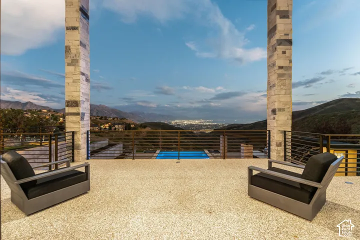 Patio off the main level living room