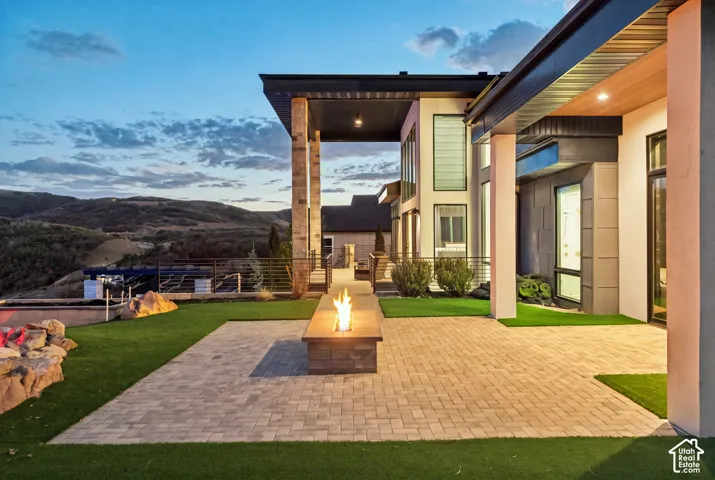 Patio off the primary suite