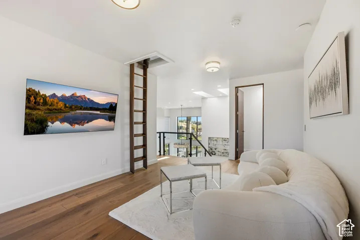 Loft in upper bedroom wing.