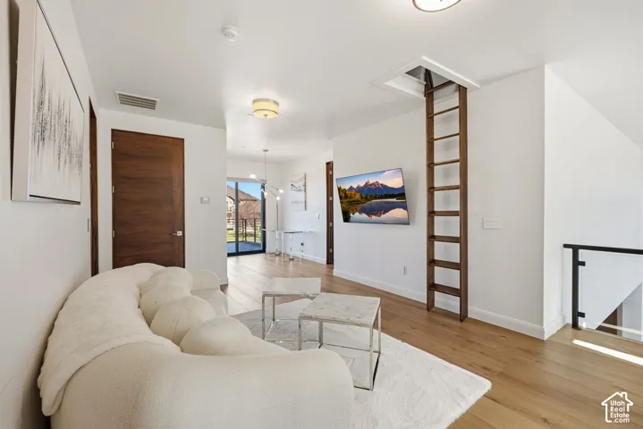 Loft in upper bedroom wing.