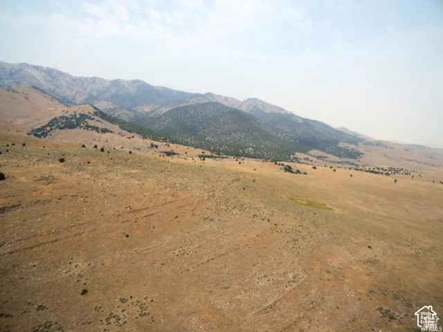 View of mountain background with rural landscape