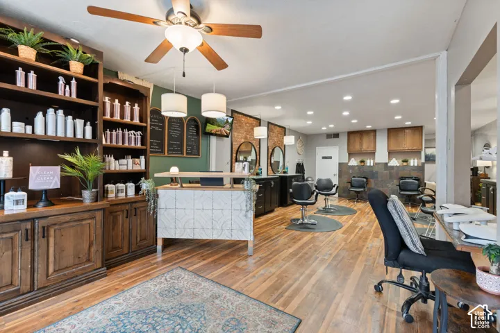 Welcoming Front Reception & Client Waiting Area