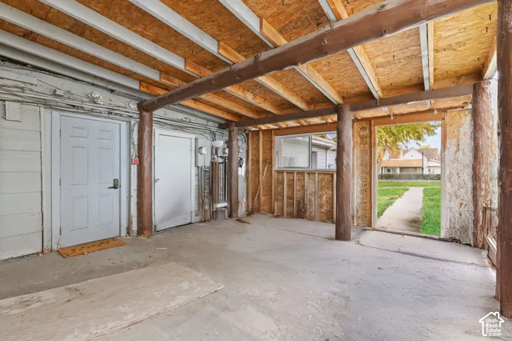 Rear Entry and Basement Access