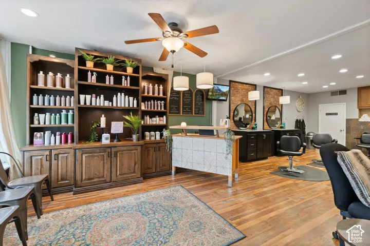 Welcoming Front Reception & Client Waiting Area