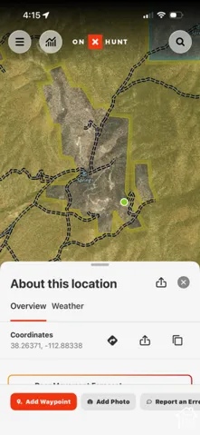 Digital Parcel Map. Illustrating the physical boundaries and geographic coordinates of the property