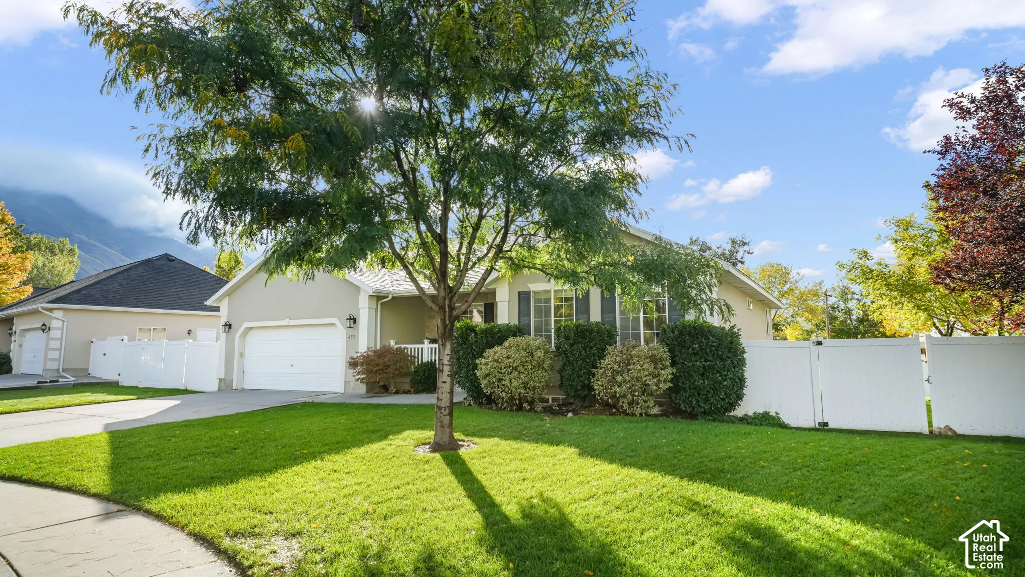 Spacious lot with nice landscaping