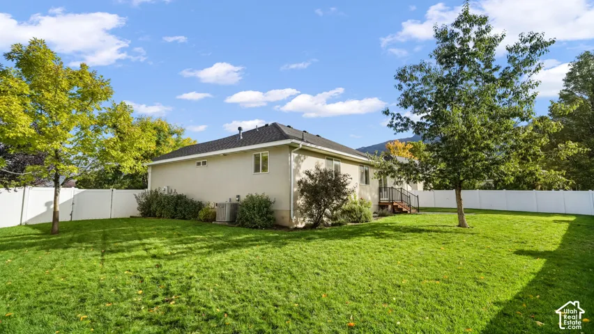 Spacious lot with nice landscaping