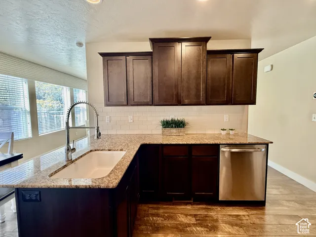 Upgraded stainless spray faucet and farm style sink