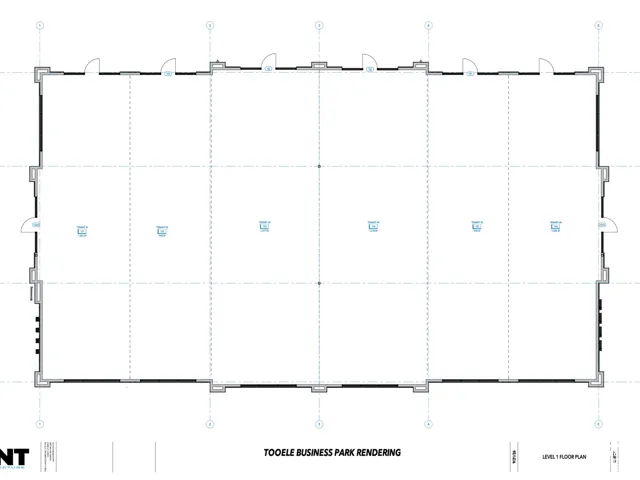 Architectural Floor Plan. Documenting the structural dimensions and layout of the property