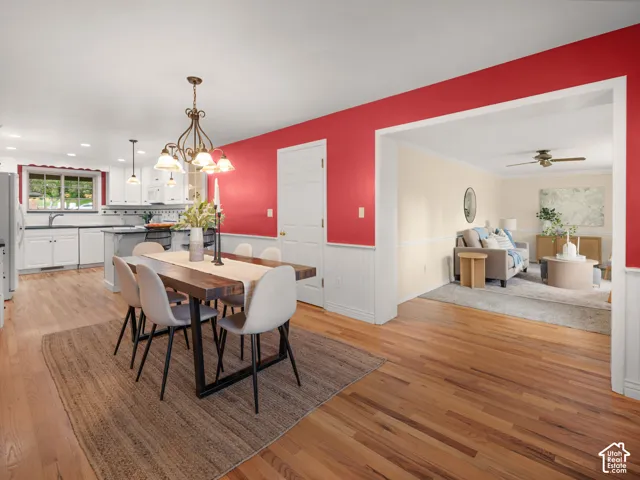 Large dining space