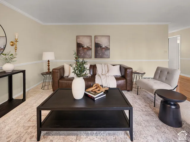 Cozy space near mantel