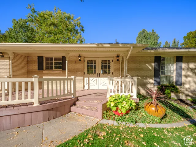 Composite front deck