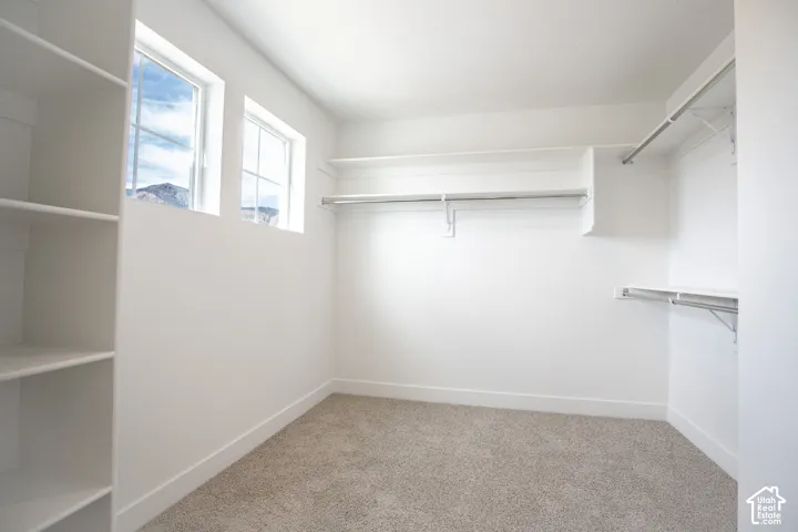 Primary walk-in closet
