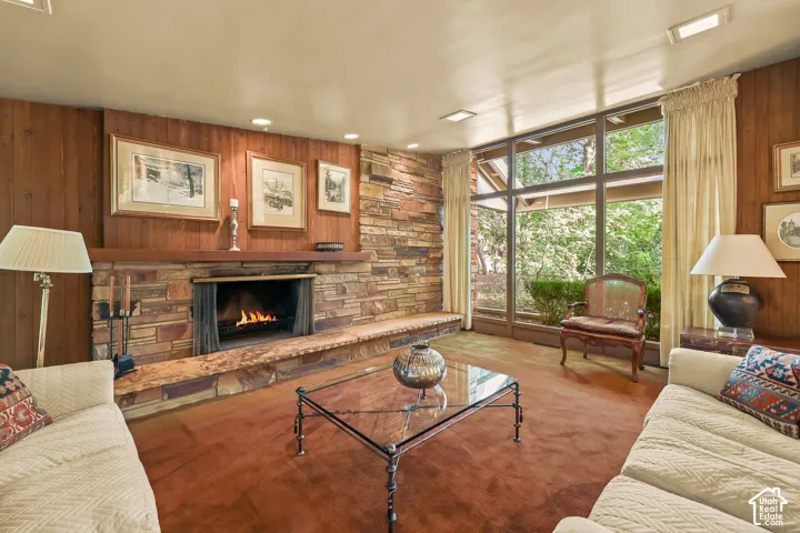 Spacious living room.