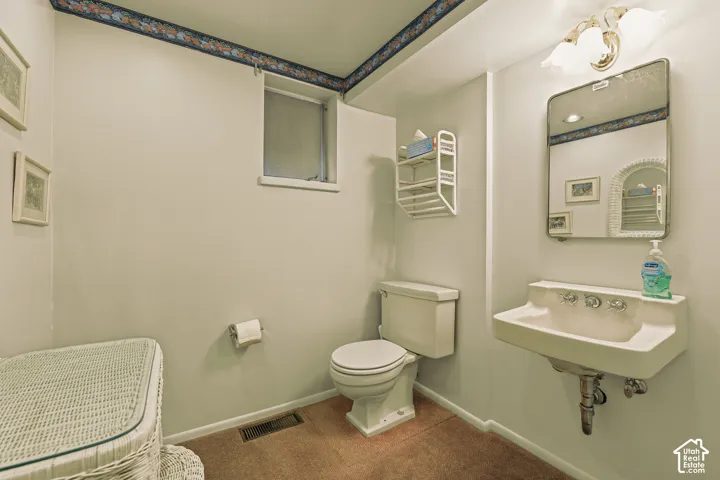 Bathroom with shower.