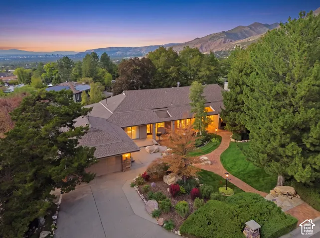 Lush mature foliage surrounding this premier lot.