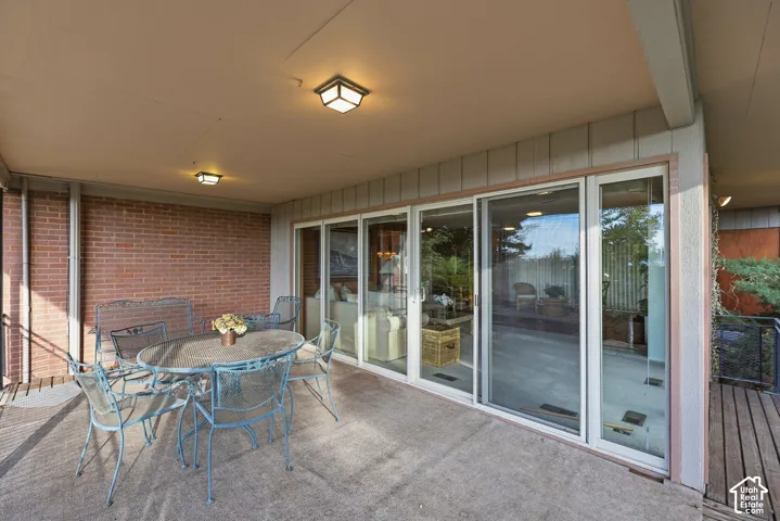 Deck off family room.