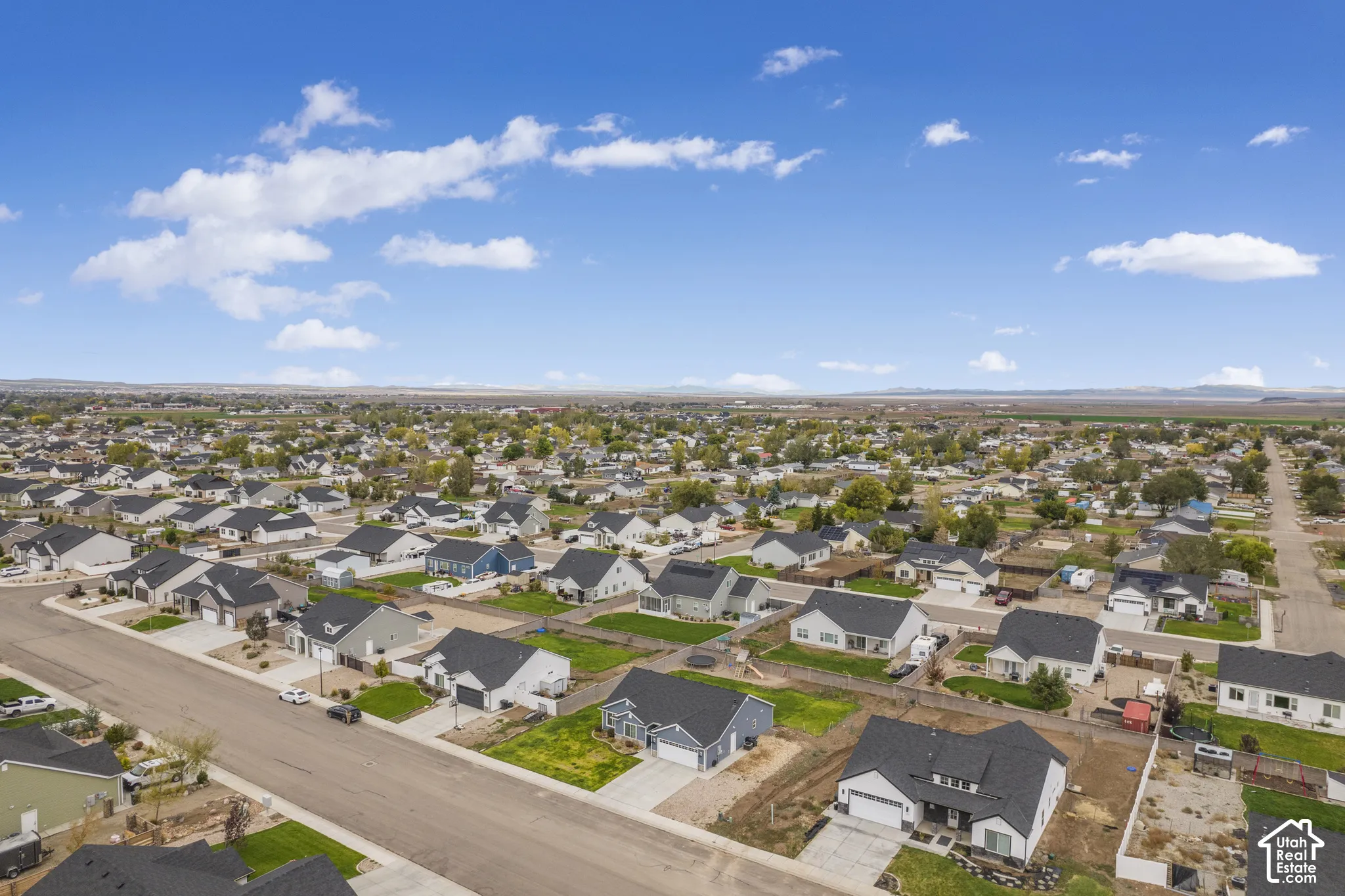 Aerial View of Neighborhood