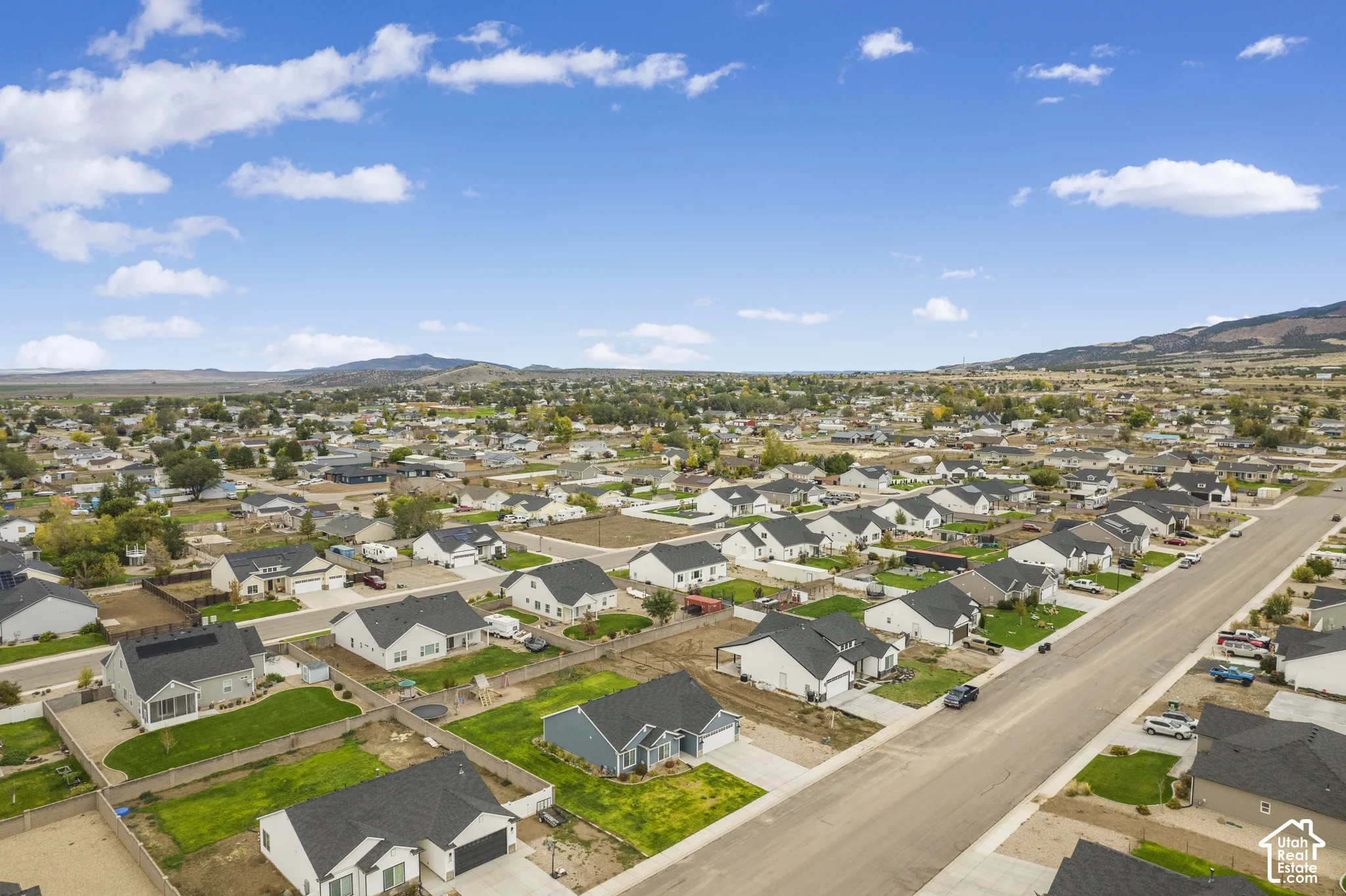 Aerial View of Neighborhood