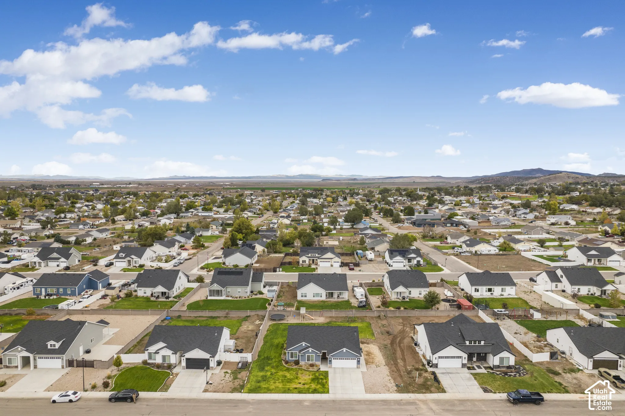 Aerial View of Neighborhood