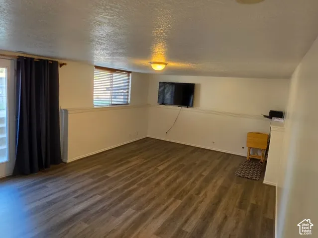 Wood-finish flooring throughout