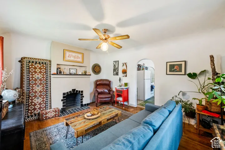 North Side Duplex Living Room