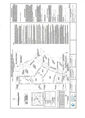 Subdivision Plat. Illustrating survey boundaries, legal descriptions, and municipal certifications for the property