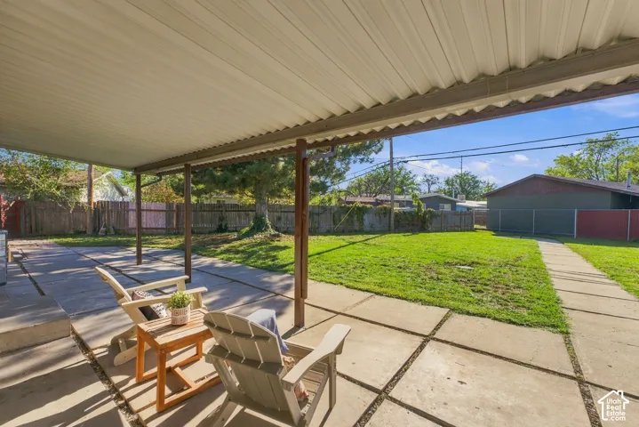 Back Patio off Kitchen