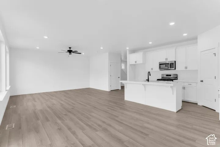 Open dining area adjacent to kitchen.
