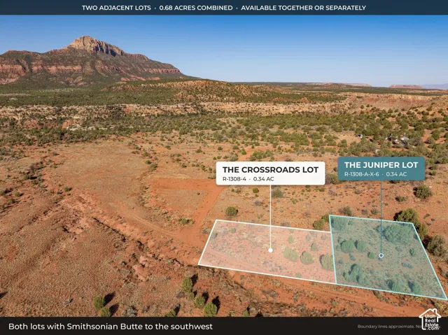 Aerial: Both lots side by side