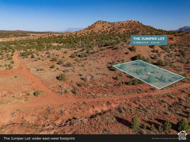 Aerial: The Juniper Lot from the west side of the mesa