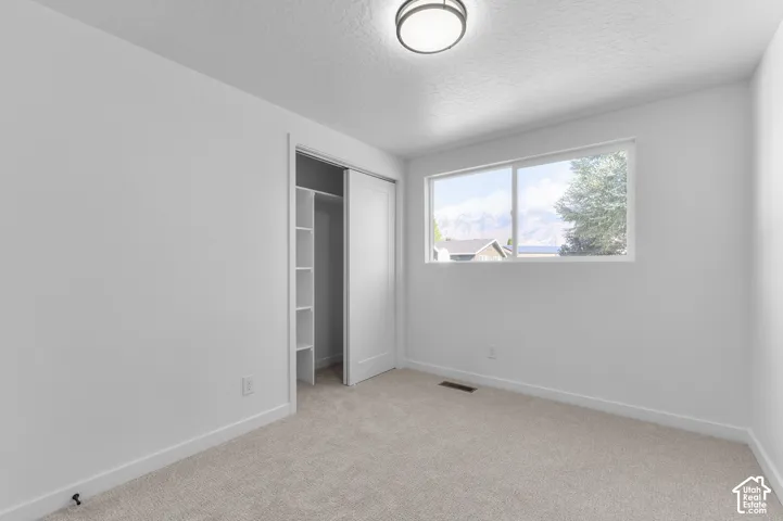 Bedroom #2 With NEW Carpet, Closet Organizer, And NEW Window