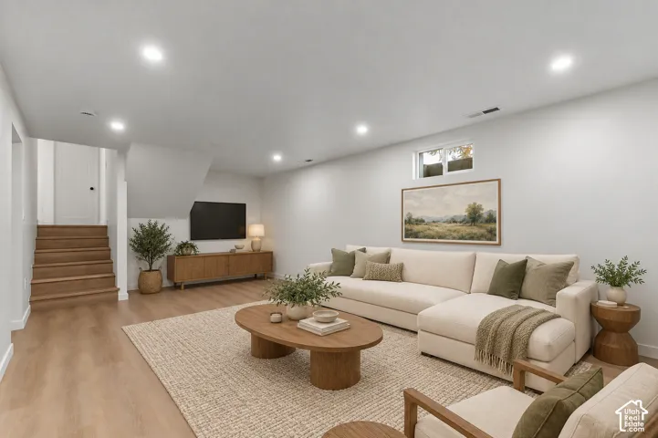OVERSIZED Family Room Large Enough For Family Room, Movie Room, Or Any Entertaining Space You Want And With A NEW Window