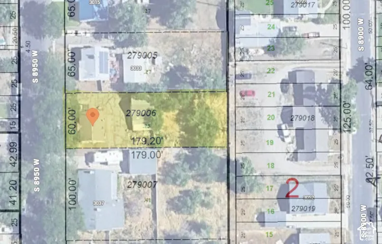 Tax Map. Visual representation of the property boundaries and land parcel dimensions