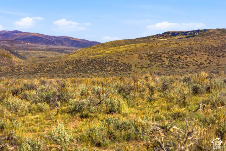 Expansive natural terrain featuring native sagebrush vegetation, rolling topography, and prominent mountain backdrop