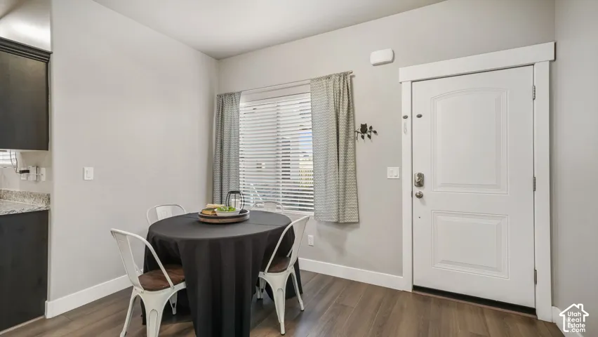 Entrance and dining area