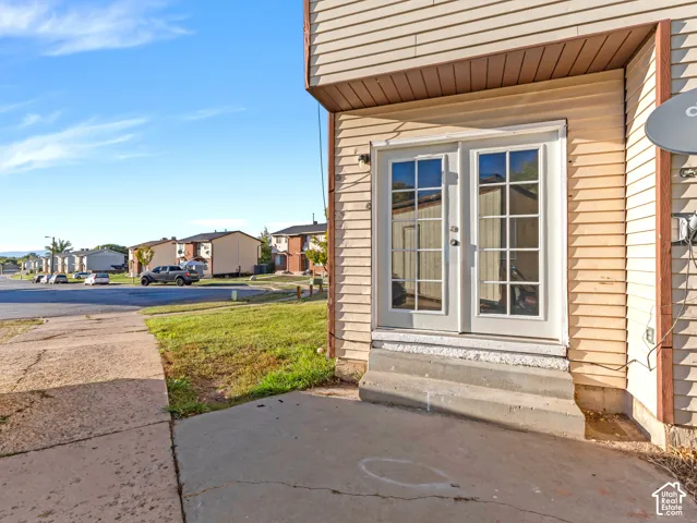 Unit A-Back door next to driveway