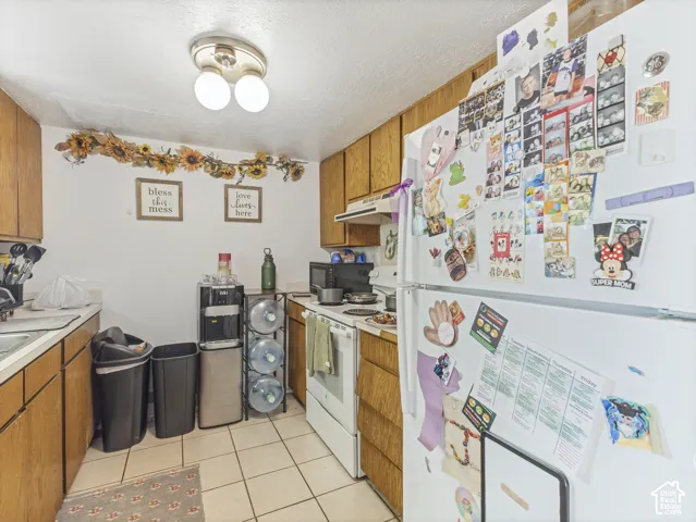 Unit B-Kitchen with fridge included.