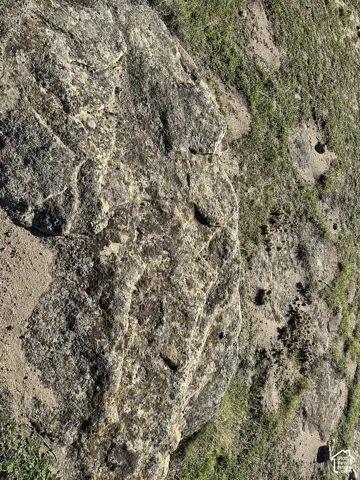 Large natural rock outcropping featuring varied geological textures and integration with native terrain