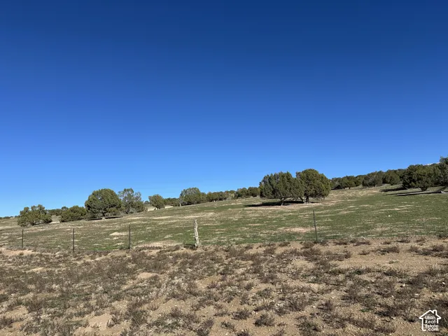 Expansive acreage featuring native grasses, mature juniper trees, and wire perimeter fencing